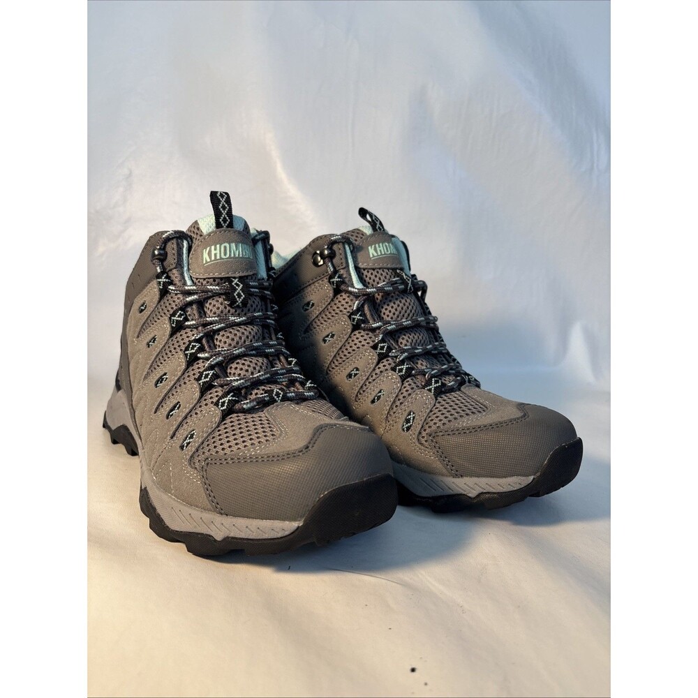 Khombu Red Lodge Mid Hiking Ankle Boots Gorpcore Leather Cabin Core Size 7M